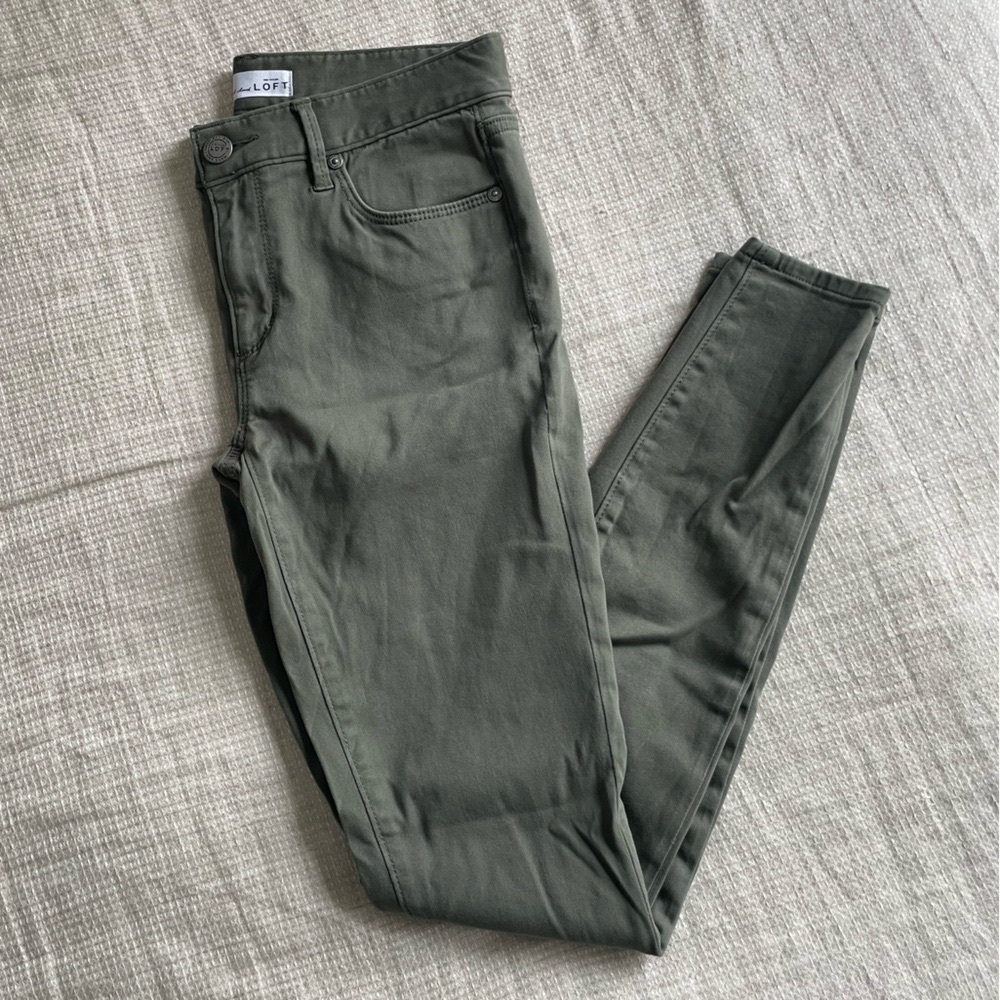 LOFT Five Pocket Skinny Pant, Size 27/4